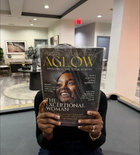 Cover of Aglow Magazine 2025 Maiden Edition inspiring women&